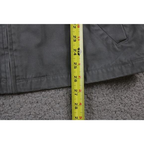 Volcom Jacket Mens Medium Gray Bashi Hooded Coat Full Zip - Picture 8 of 8